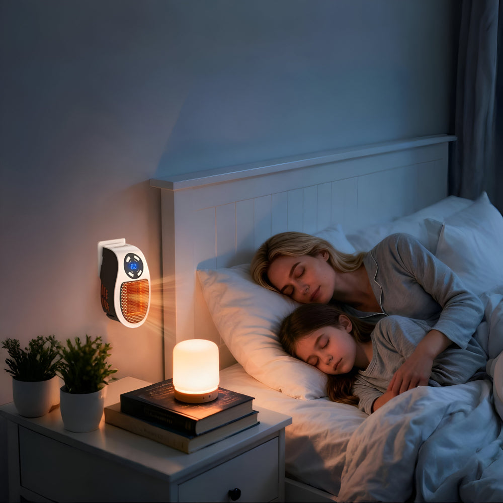 Keramik Heizlüfter Steckdose Kompakt Energieeffizient Leise