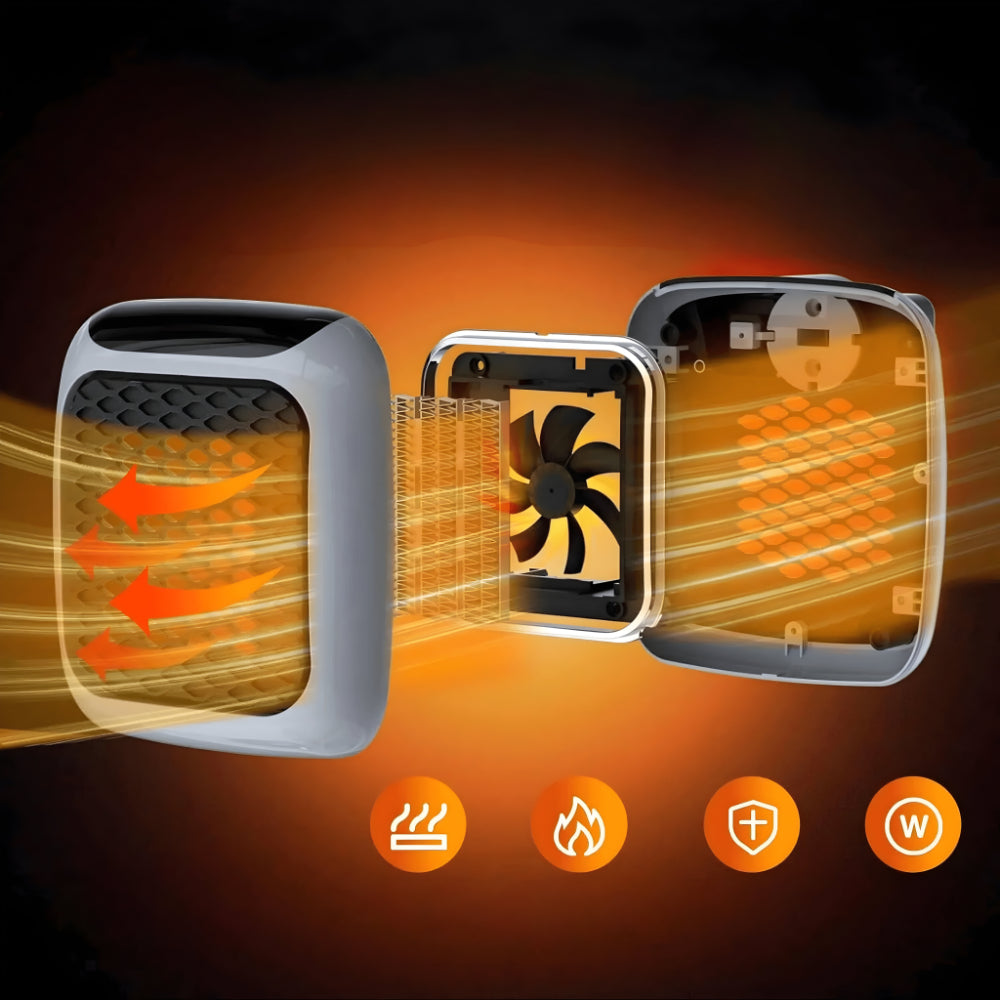 Ceramic Wall Heater Portable Energy Efficient Fast Heating