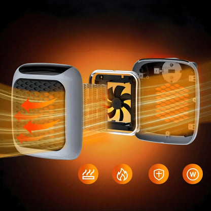 Ceramic Wall Heater Portable Energy Efficient Fast Heating
