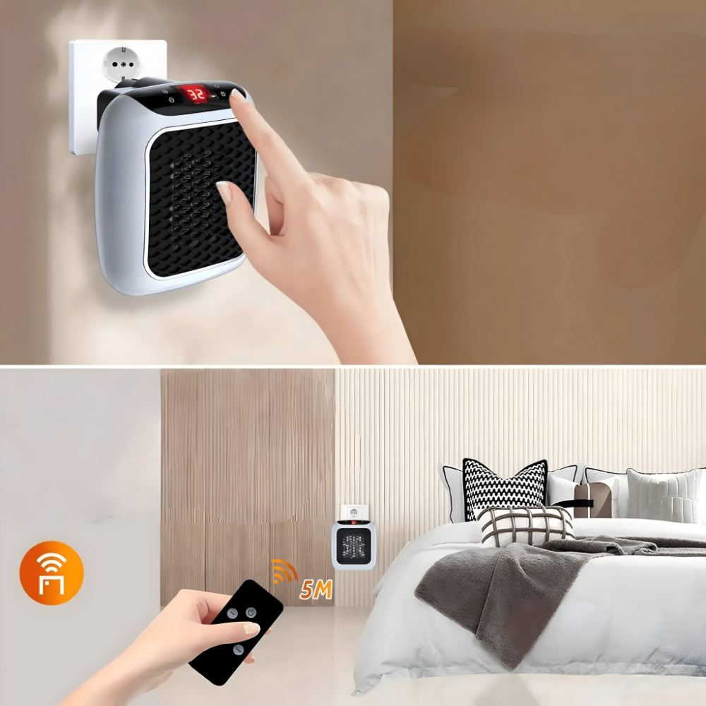 Ceramic Wall Heater Portable Energy Efficient Fast Heating