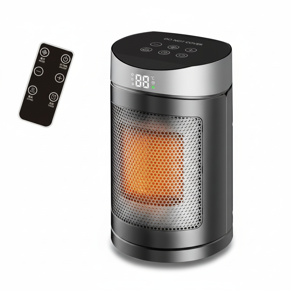 Chauffage céramique 900W portable chauffe rapide économe en énergie