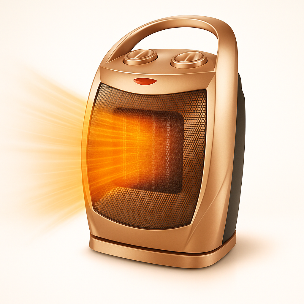 Keramik Heizlüfter Kompakt 1500W Schnell Leise Sicher