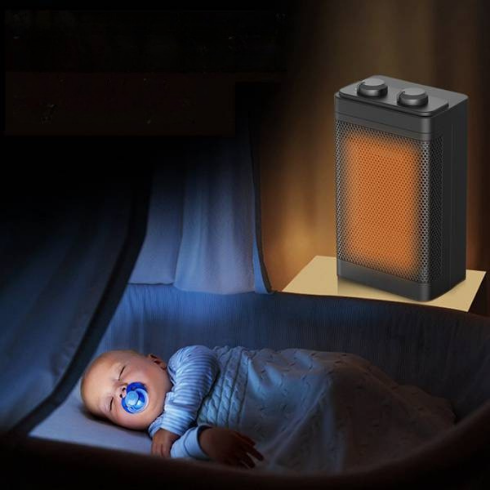 Ceramic Fan Heater Compact Fast Safe Warm