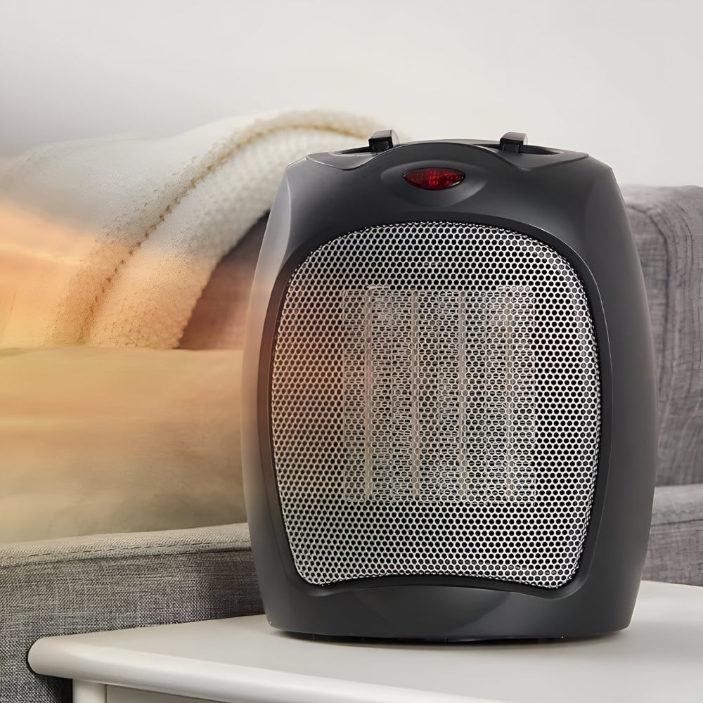 Ceramic Fan Heater Compact 1500W Quick Heating Safe Operation