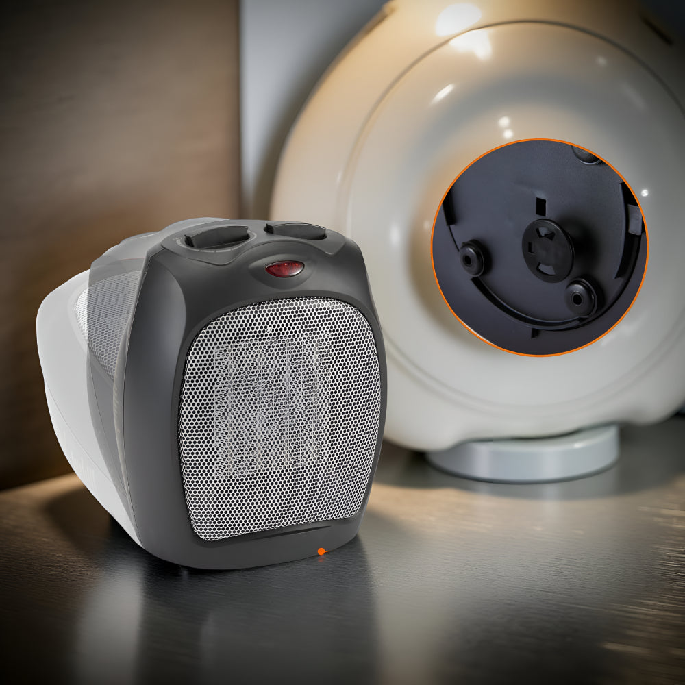 Ceramic Fan Heater Compact 1500W Quick Heating Safe Operation