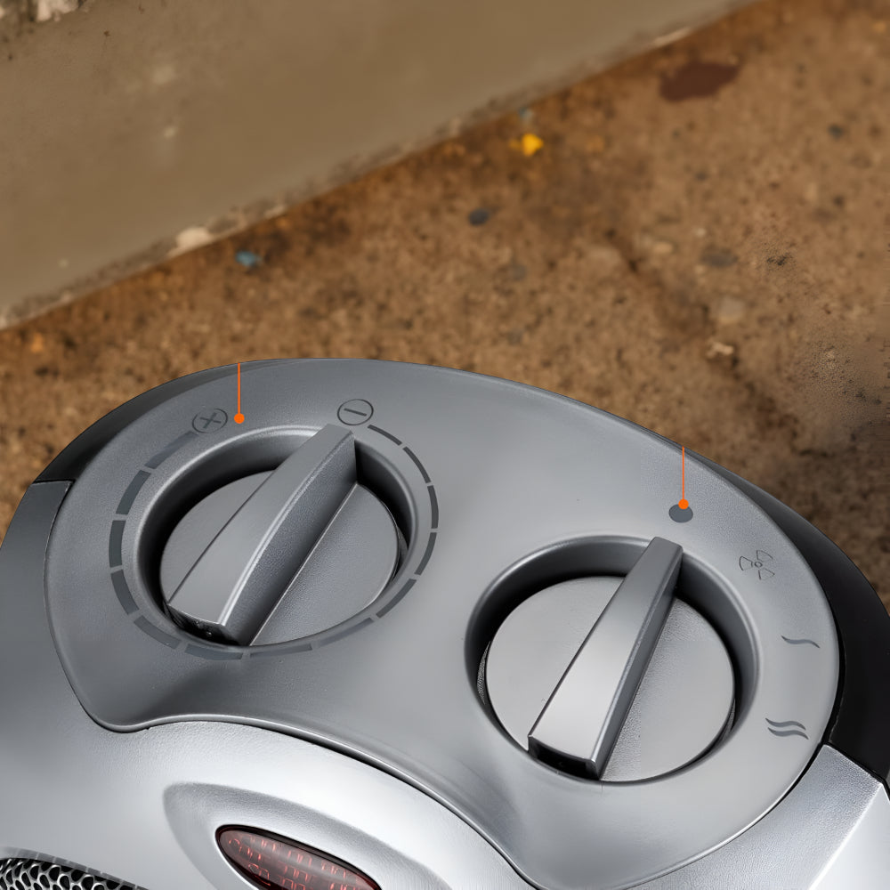 Ceramic Fan Heater Compact 1500W Quick Heating Safe Operation