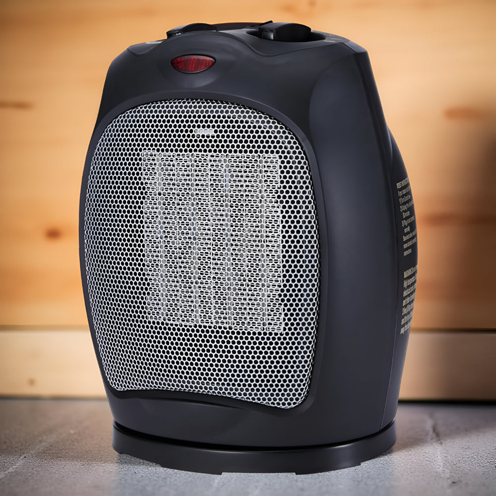 Ceramic Fan Heater Compact 1500W Quick Heating Safe Operation