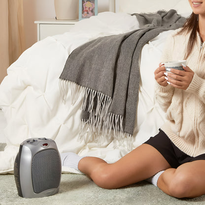 Ceramic Fan Heater Compact 1500W Quick Heating Safe Operation