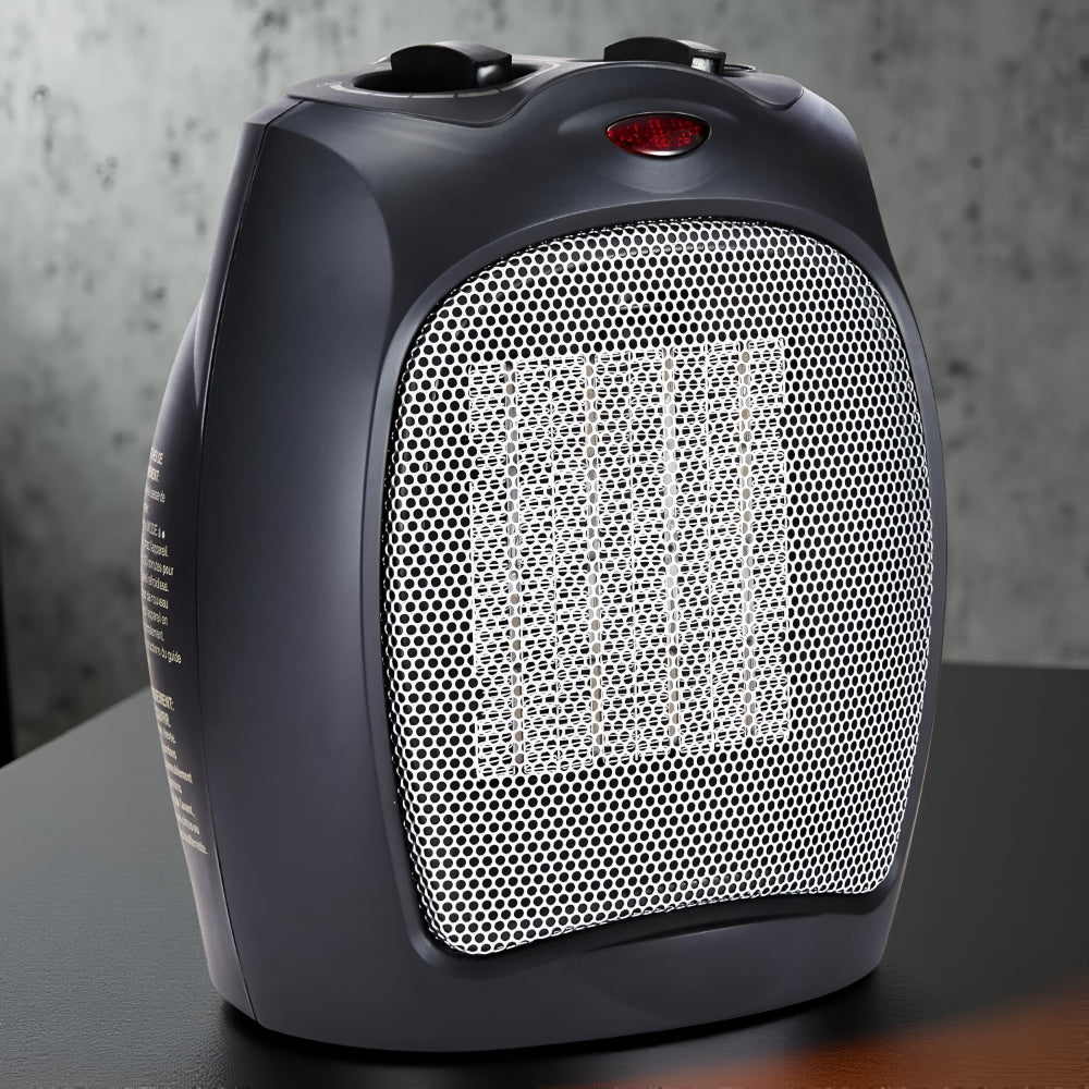 Ceramic Fan Heater Compact 1500W Quick Heating Safe Operation