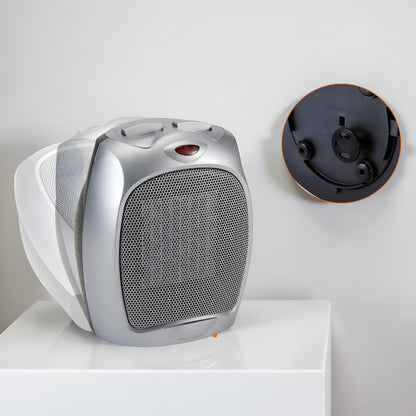 Ceramic Fan Heater Compact 1500W Quick Heating Safe Operation