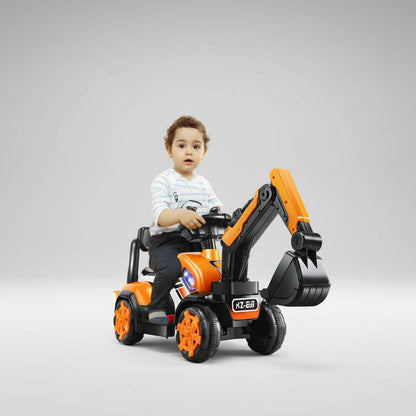 Kinder Elektrobagger 6V Sitzbagger Baggerfahrzeug mit Schaufel
