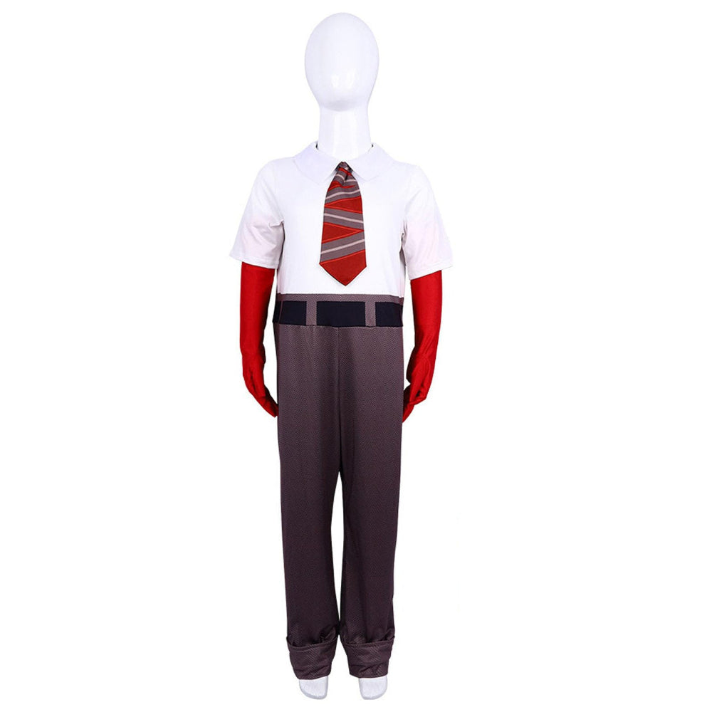 Set de costume cosplay enfants et adultes avec masque, gants, cravate