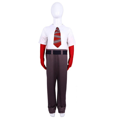 Set de costume cosplay enfants et adultes avec masque, gants, cravate