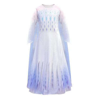 Kids Princess Dress Blue Tulle Costume