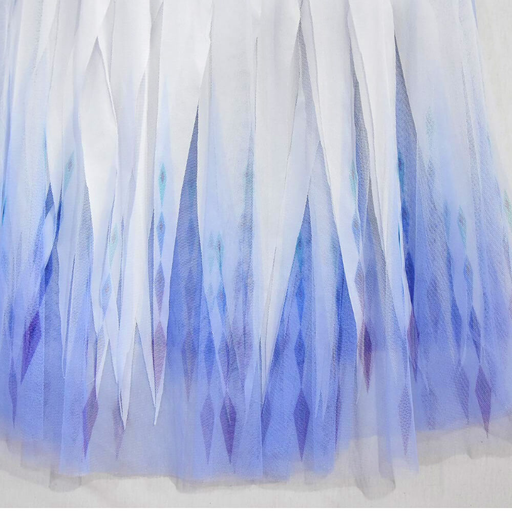 Kids Princess Dress Blue Tulle Costume