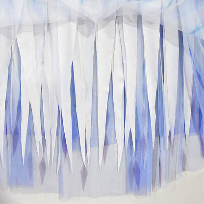 Kids Princess Dress Blue Tulle Costume