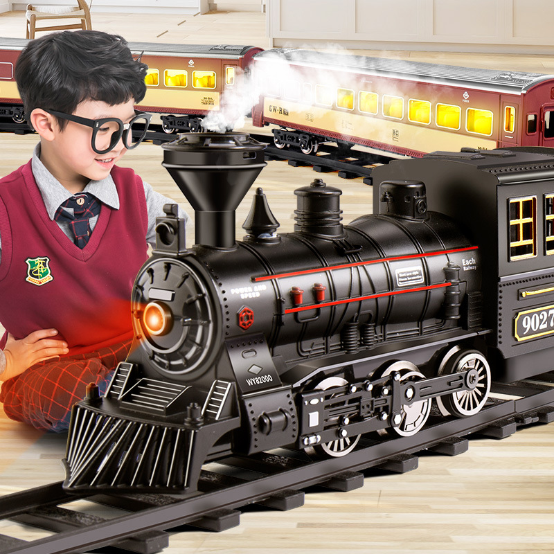 Kids Train Set Interactive Locomotive Toy Train
