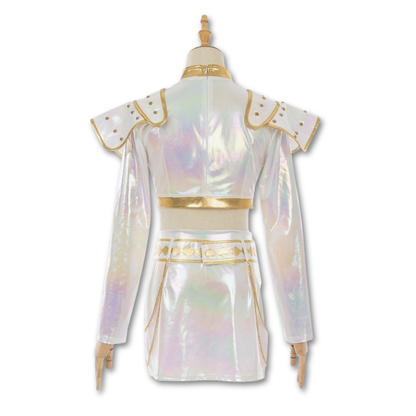 Costume olografico Kpop per bambine