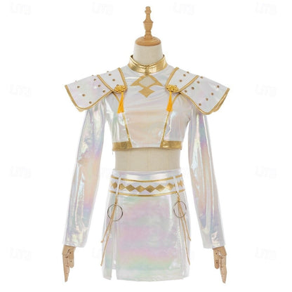 Costume olografico Kpop per bambine
