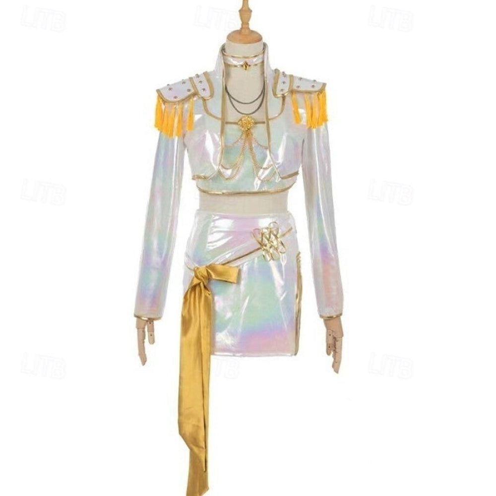 Costume olografico Kpop per bambine