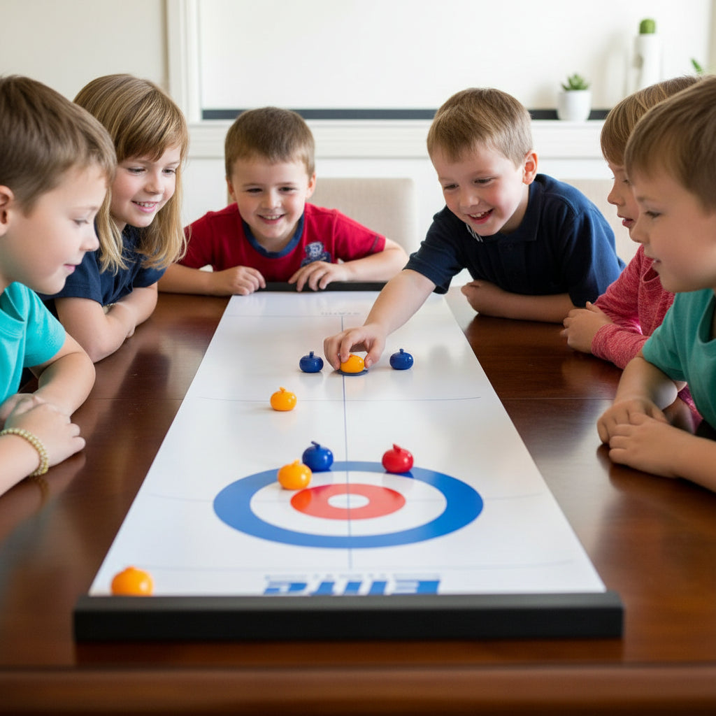 Juego de curling interior Diversión familiar Precisión Niños Adultos