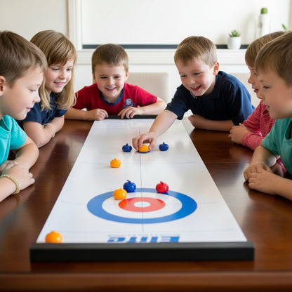 Juego de curling interior Diversión familiar Precisión Niños Adultos