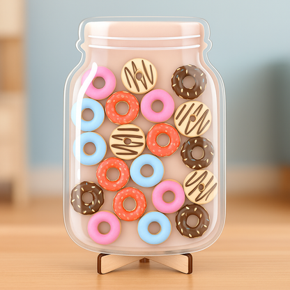 Kinder Belohnungstafel aus Holz mit Sternen