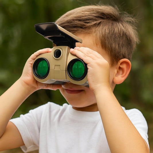 Children's binoculars with night vision and zoom outdoor toy adventure