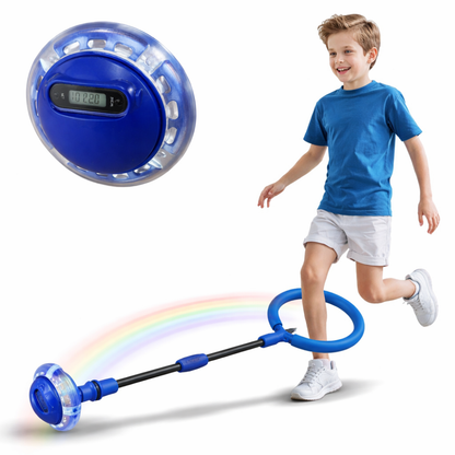 Kids Hopper Ball Game Foot Ring Ball Toy Outdoor