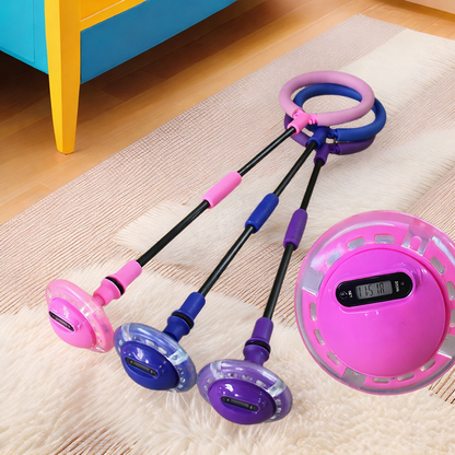 Kids Hopper Ball Game Foot Ring Ball Toy Outdoor
