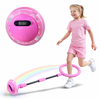 Kids Hopper Ball Game Foot Ring Ball Toy Outdoor