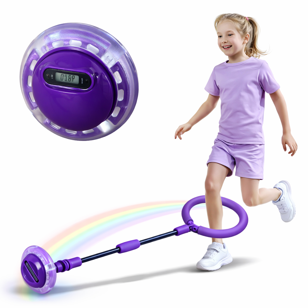 Kids Hopper Ball Game Foot Ring Ball Toy Outdoor