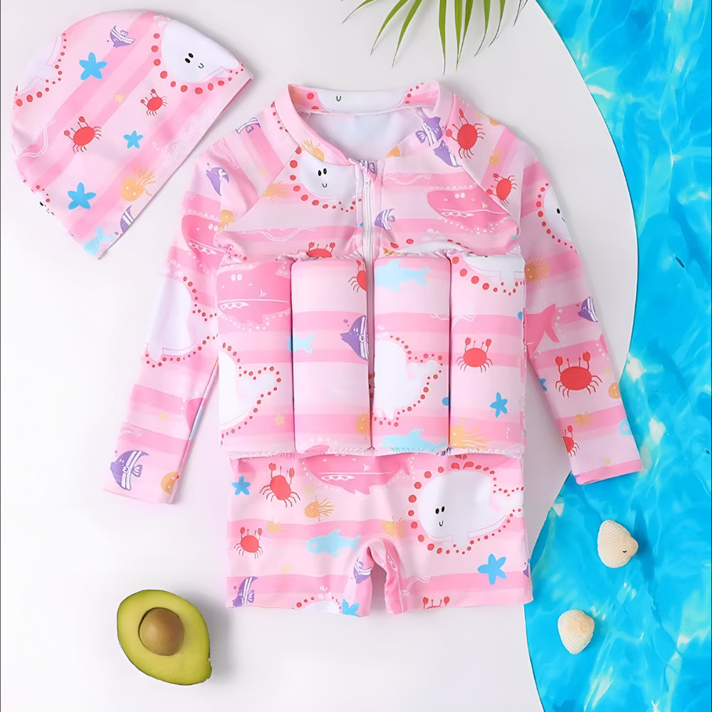 Gilet de natation pour enfants Maillot de bain flottant Vêtements de bain