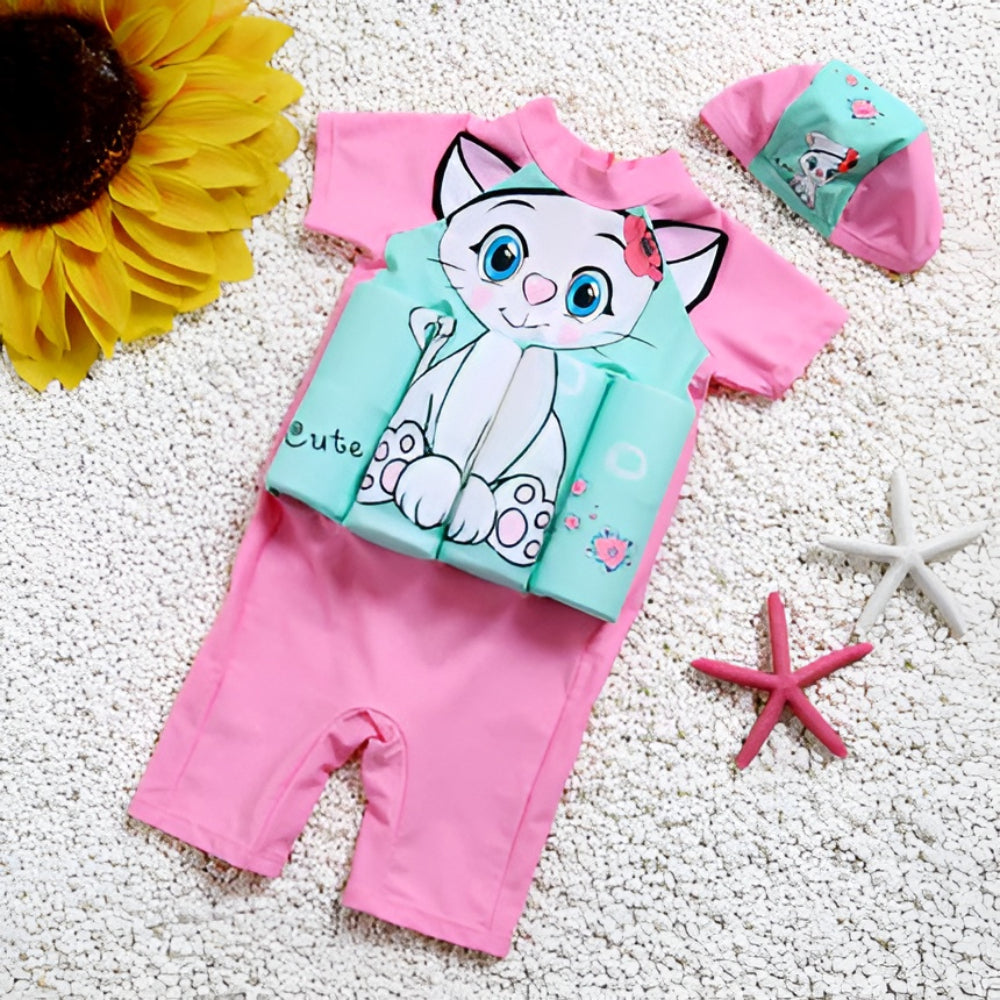 Gilet de natation pour enfants Maillot de bain flottant Vêtements de bain