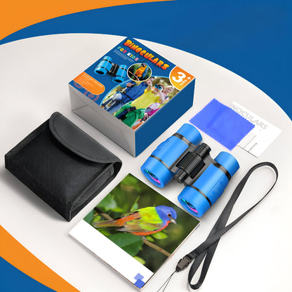 Children's Toy Binoculars 6x Magnification Outdoor Blue Robust