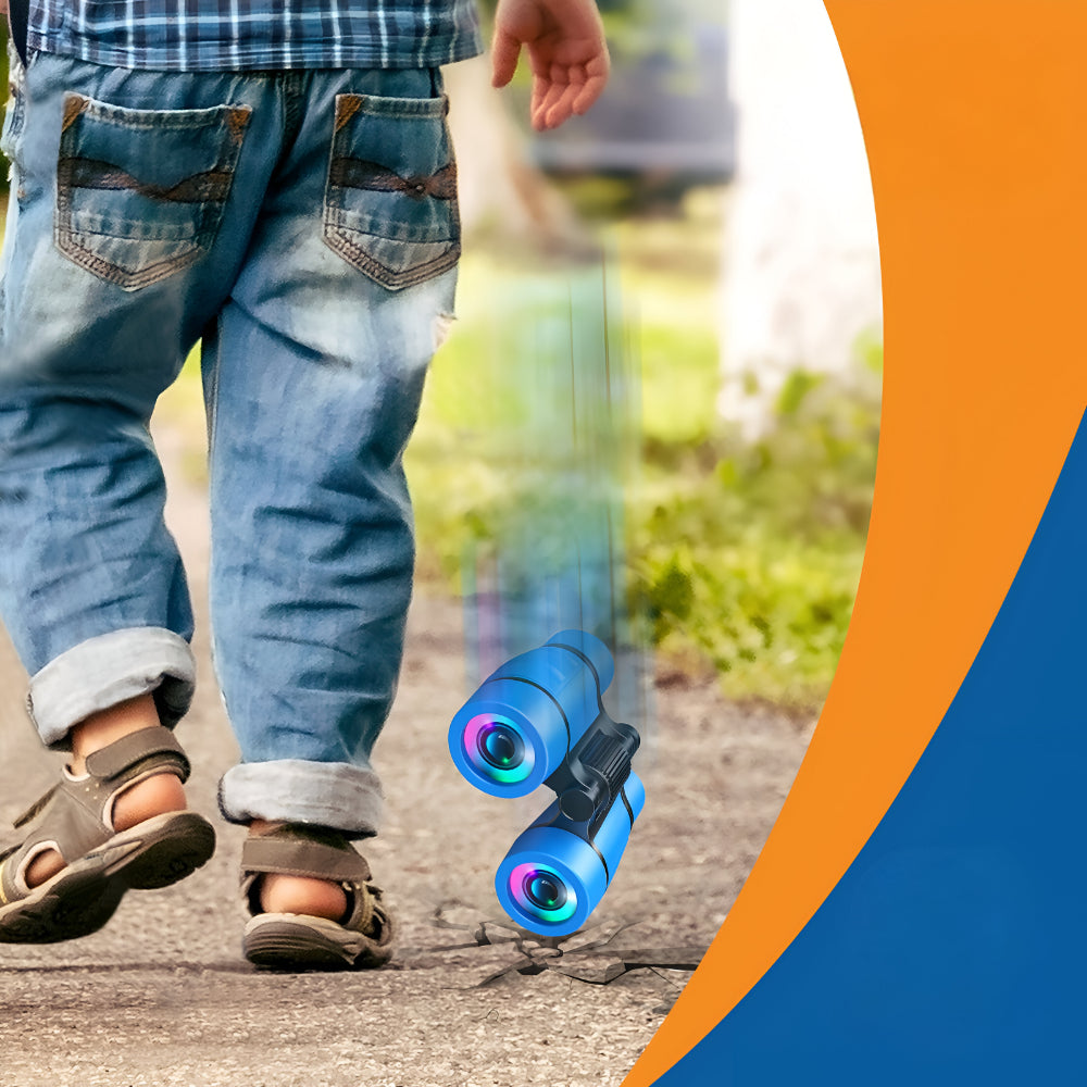 Children's Toy Binoculars 6x Magnification Outdoor Blue Robust