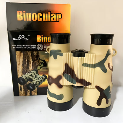 Children's Toy Binoculars Camouflage 6X Magnification Outdoor Robust