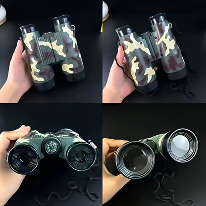 Children's Toy Binoculars Camouflage 6X Magnification Outdoor Robust