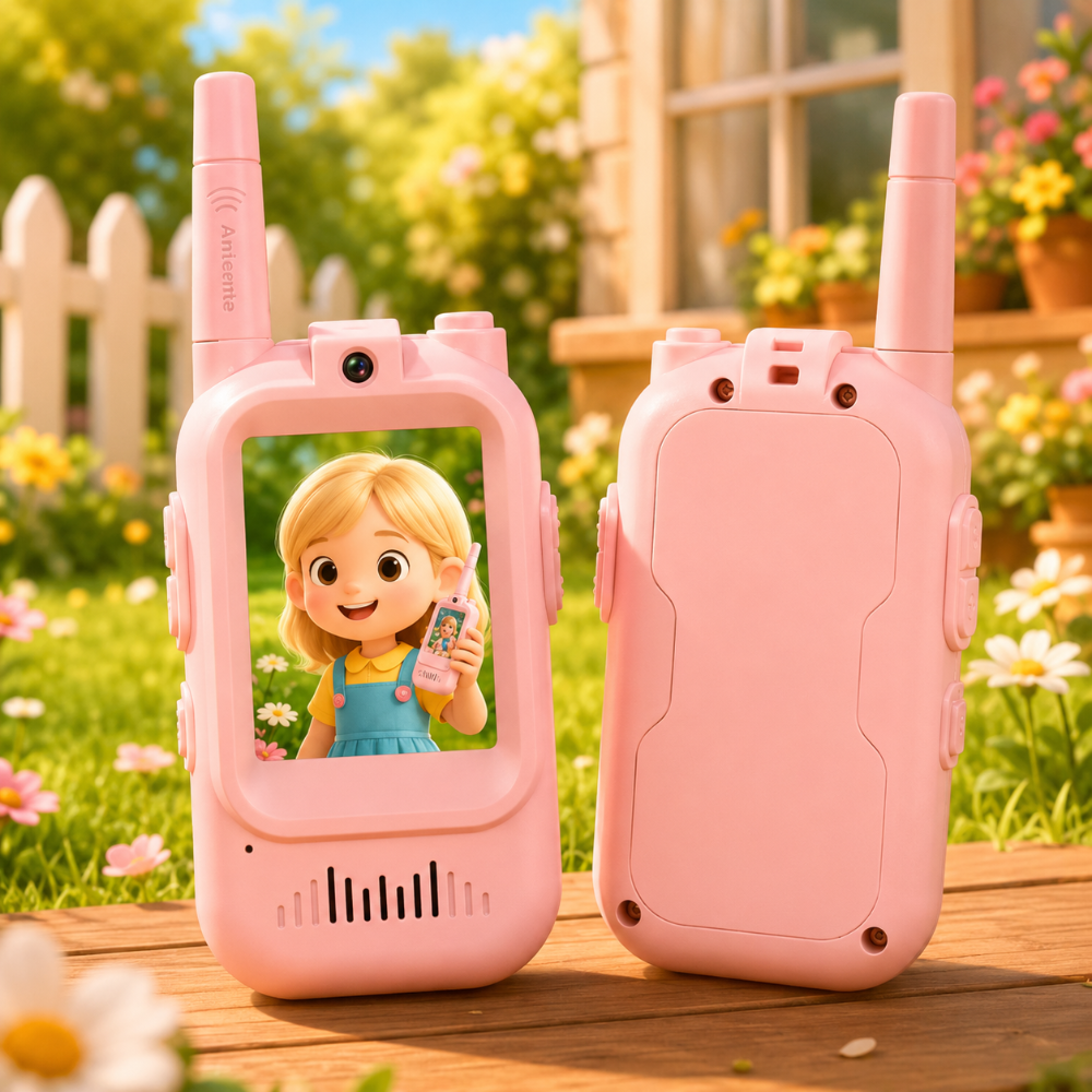 Children's Walkie Talkie Video Radio Rechargeable Set