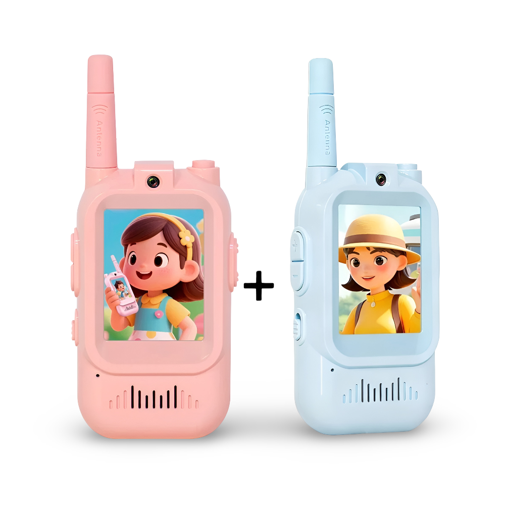 Children's Walkie Talkie Video Radio Rechargeable Set