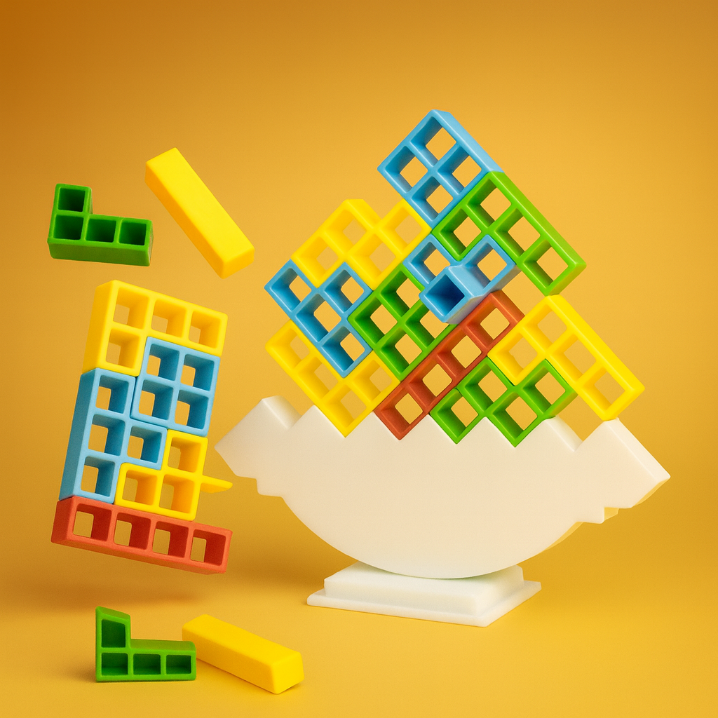 Children's Learning Game Balance Building Blocks Dexterity Game