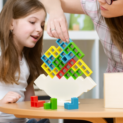 Children's Learning Game Balance Building Blocks Dexterity Game