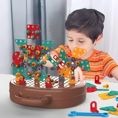 Kinder Spielzeug Montessori Konstruktionsset Lernspiel Kreativbau