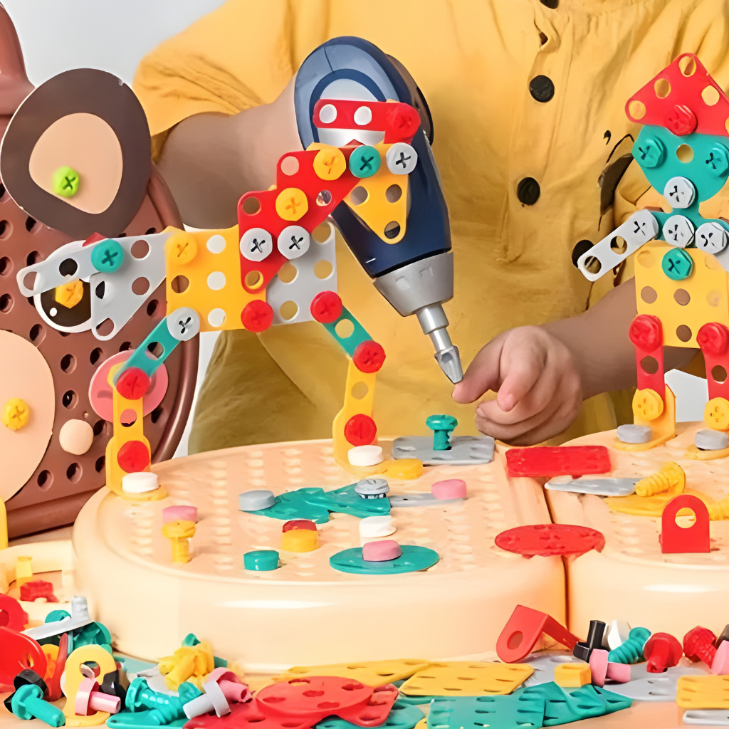 Kinder Spielzeug Montessori Konstruktionsset Lernspiel Kreativbau