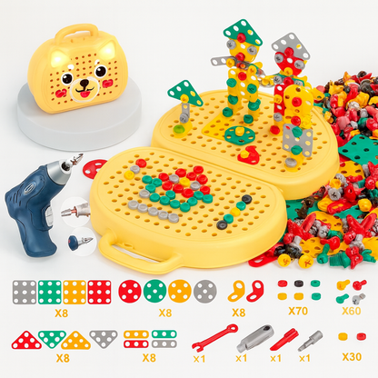 Kinder Spielzeug Montessori Konstruktionsset Lernspiel Kreativbau