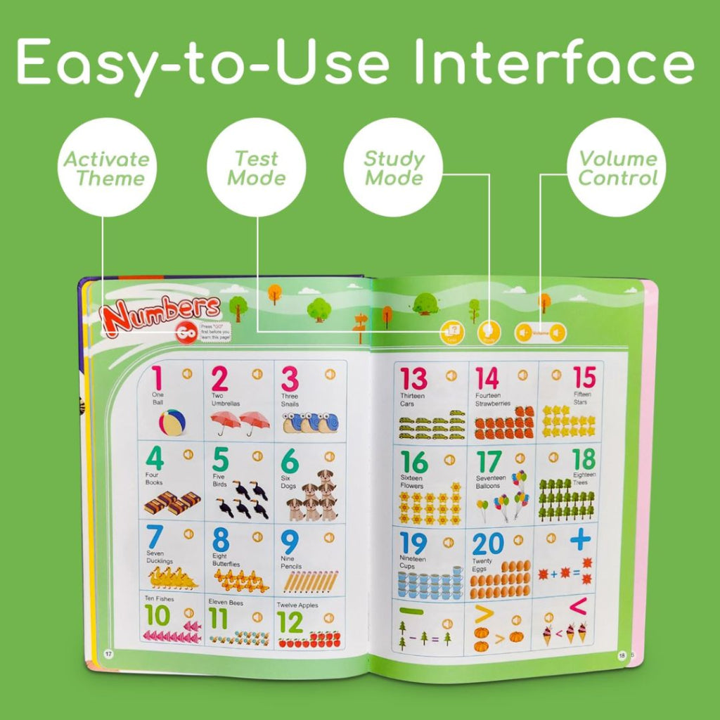 Children’s Book Learning Book English Interactive Sound Language Training