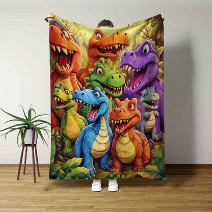 Coperta per Bambini Dinosauro Coperta Morbida Divano Letto