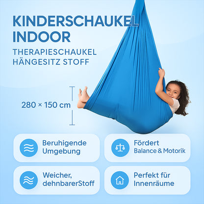 Kinderschaukel Indoor Therapieschaukel Hängesitz Stoff