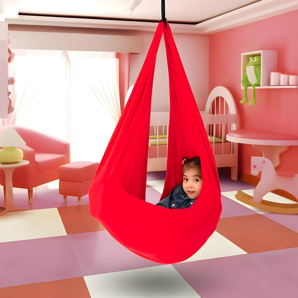 Kinderschaukel Indoor Therapieschaukel Hängesitz Stoff