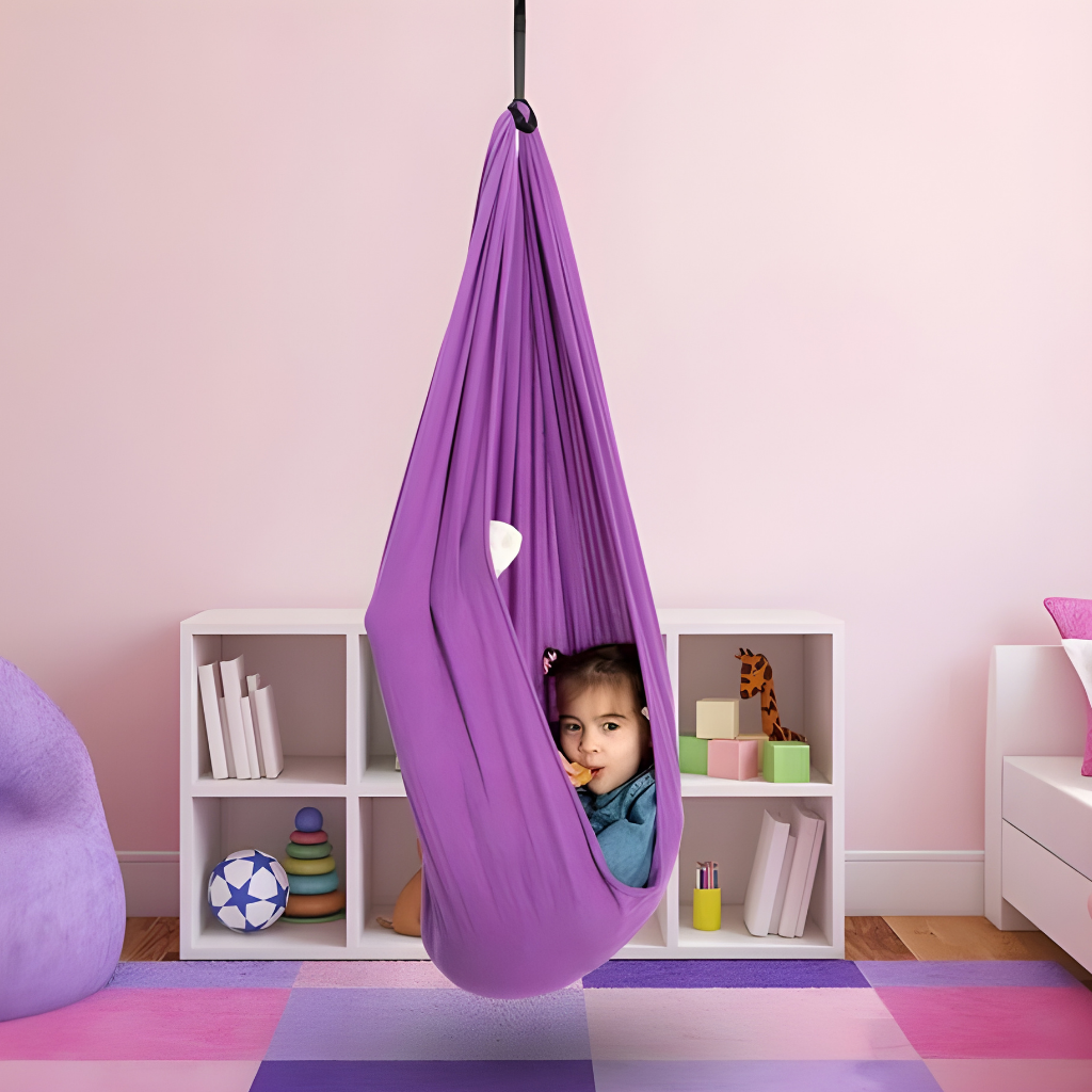 Kinderschaukel Indoor Therapieschaukel Hängesitz Stoff